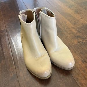 Lucky Brand Tan Leather Booties